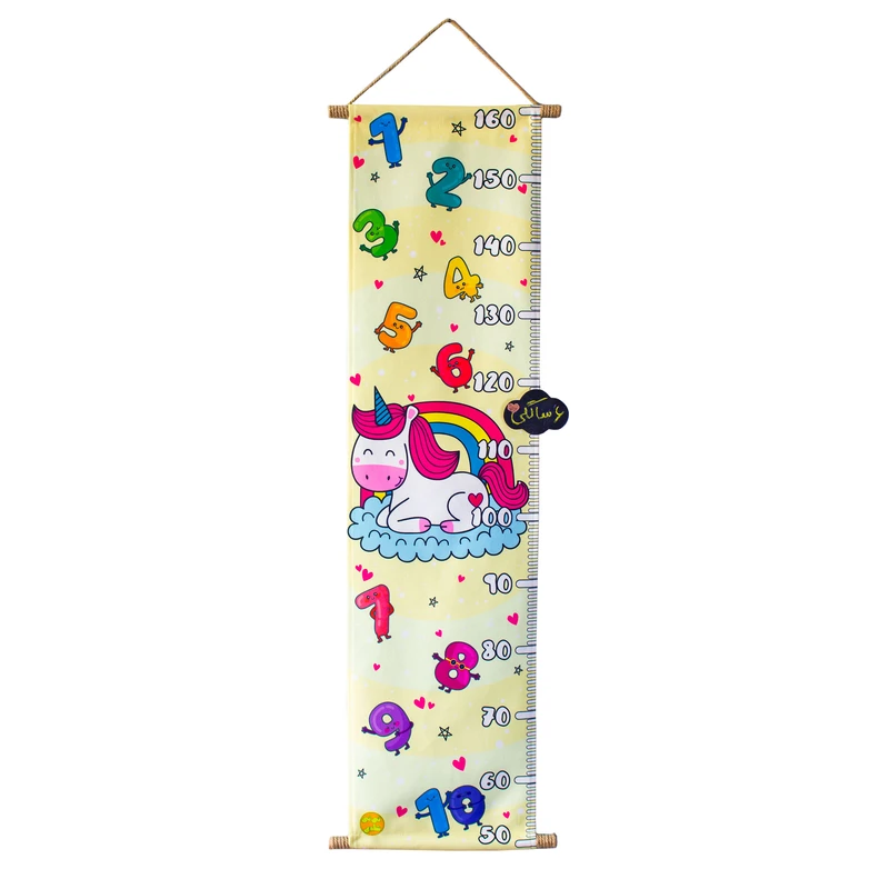 متر اندازه گیری کودک طرح Numbers Unicorn کد NS122