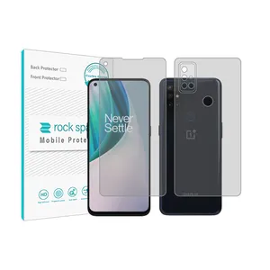 Rockspace clear screen protector HyGEL model suitable for OnePlus Nord N10 5G mobile phone with back protector