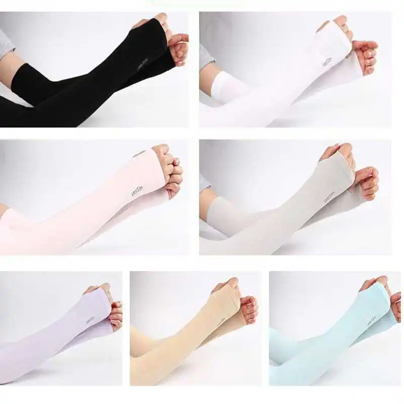 ساق دست ورزشی مدل فینگردار کد QAUA.X