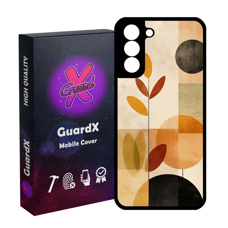 کاور گارد ایکس طرح برگ مدل Glass10809 مناسب برای گوشی موبایل سامسونگ Galaxy S21 FE
