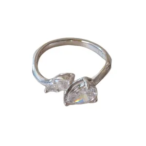 انگشتر زنانه ژوپینگ مدل دونگینه اشکی