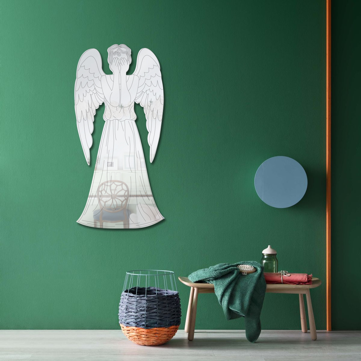 آینه طرح فرشته 