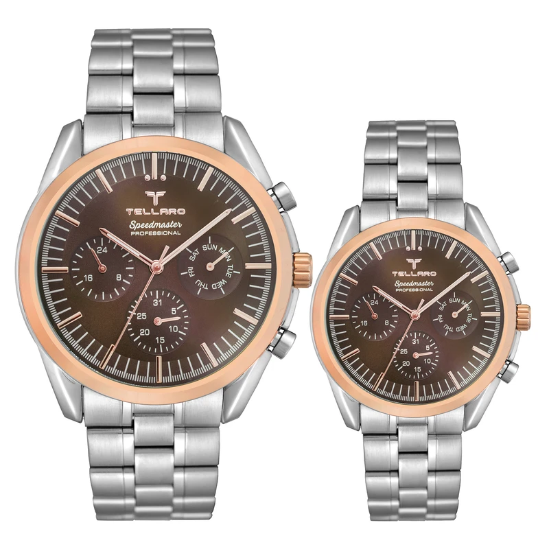 ست ساعت مچی عقربه‌ای کوارتز زنانه و مردانه تلارو مدل T3120SET2294