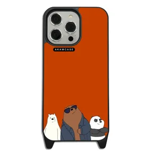 AKAM AMCWLA15PROMAX-BARE BEAR1 Cover For Apple iPhone 15 Pro Max