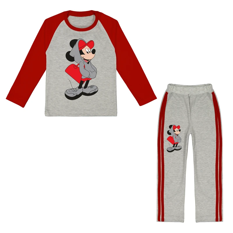عکس شماره 2 : ست تی شرت و شلوار بچگانه مدل میکی موس کد p7