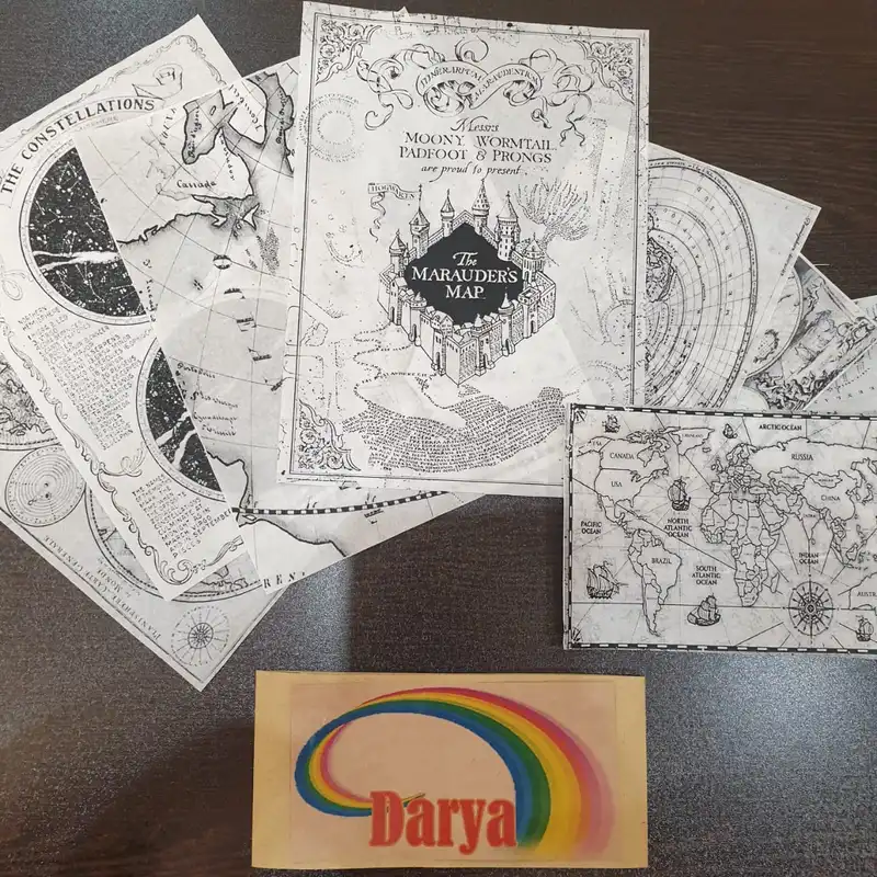 کاغذ رنگی دریا مدل اسکرپ بوک طرح نقشه کد 02 بسته 8 عددی