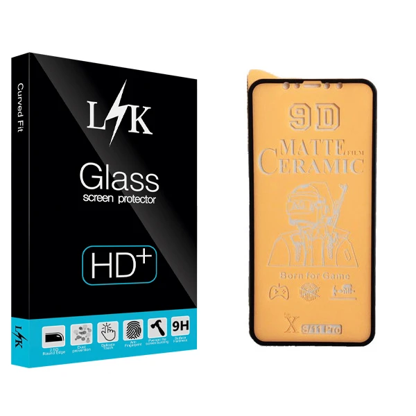 محافظ صفحه نمایش 9D ال کی مدل Hard glass مناسب برای گوشی موبایل اپل iphone Xs/ 11 pro
