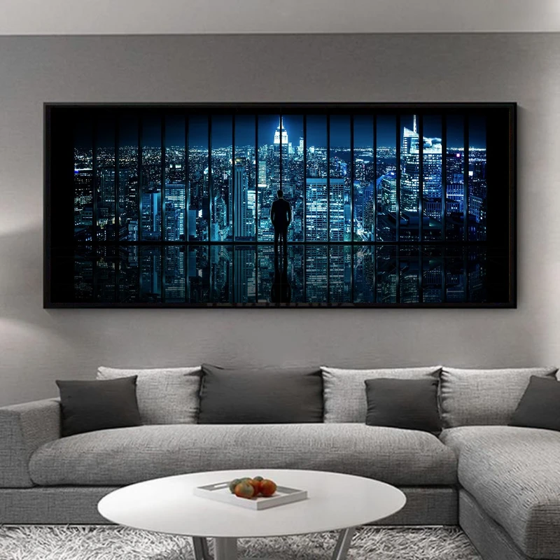 تابلو نوری گیم دکور مدل آسمان خراش 03