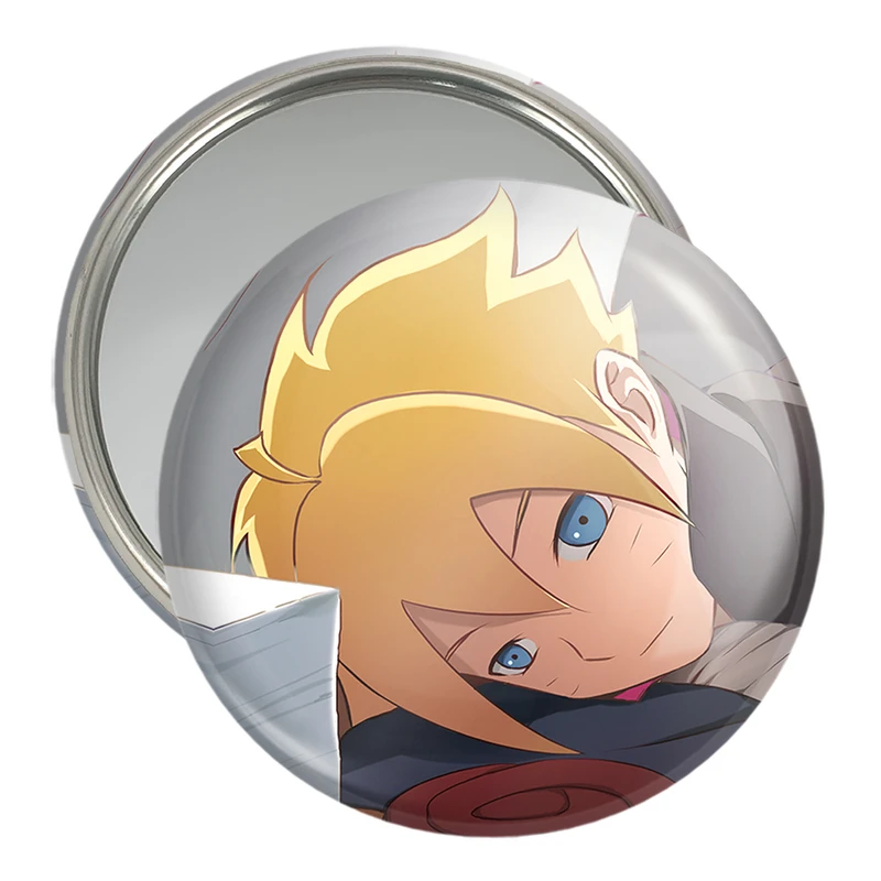 آینه جیبی خندالو مدل بوروتو اوزوماکی انیمه بوروتو Boruto  کد 15755