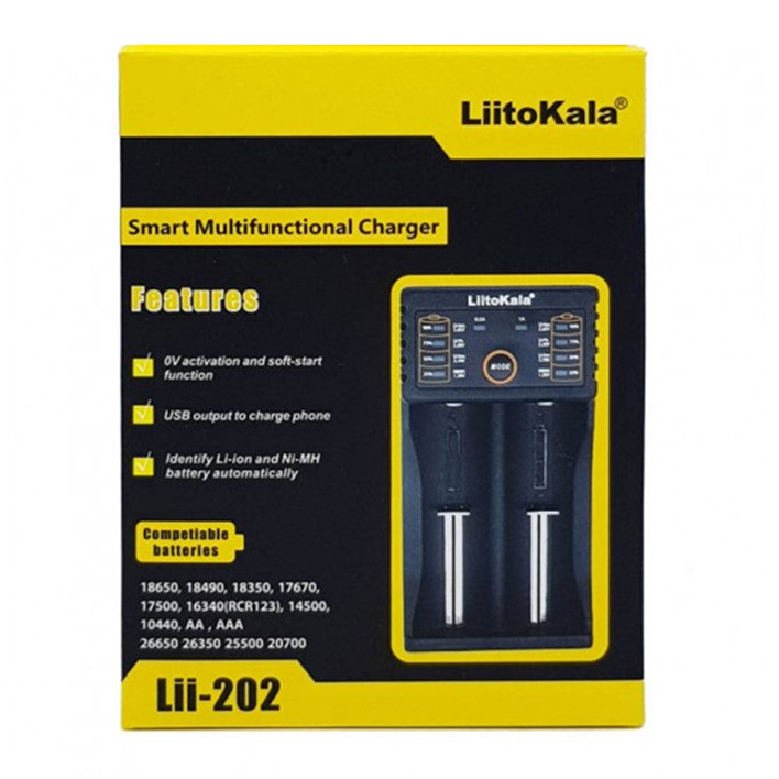 شارژر باتری لیتوکالا مدل Lii2O2 شارژر باتری لیتوکالا مدل Lii2O2