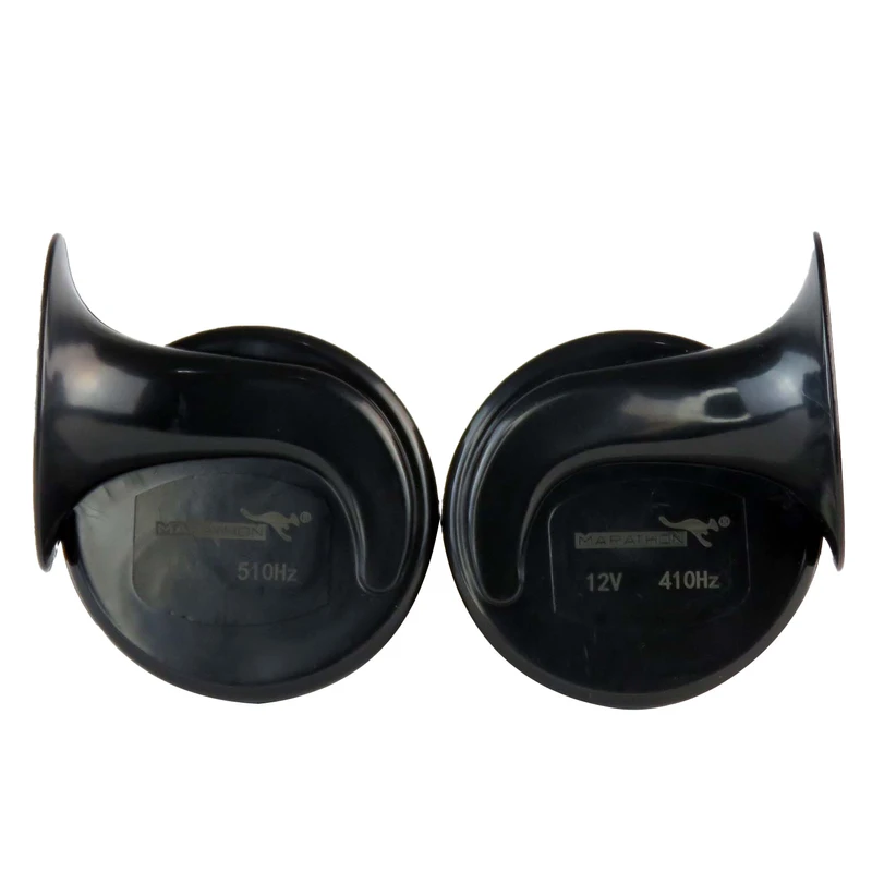 بوق موتور سیکلت ماراتون مدل حلزونی کد 2002 بسته 2 عددی
