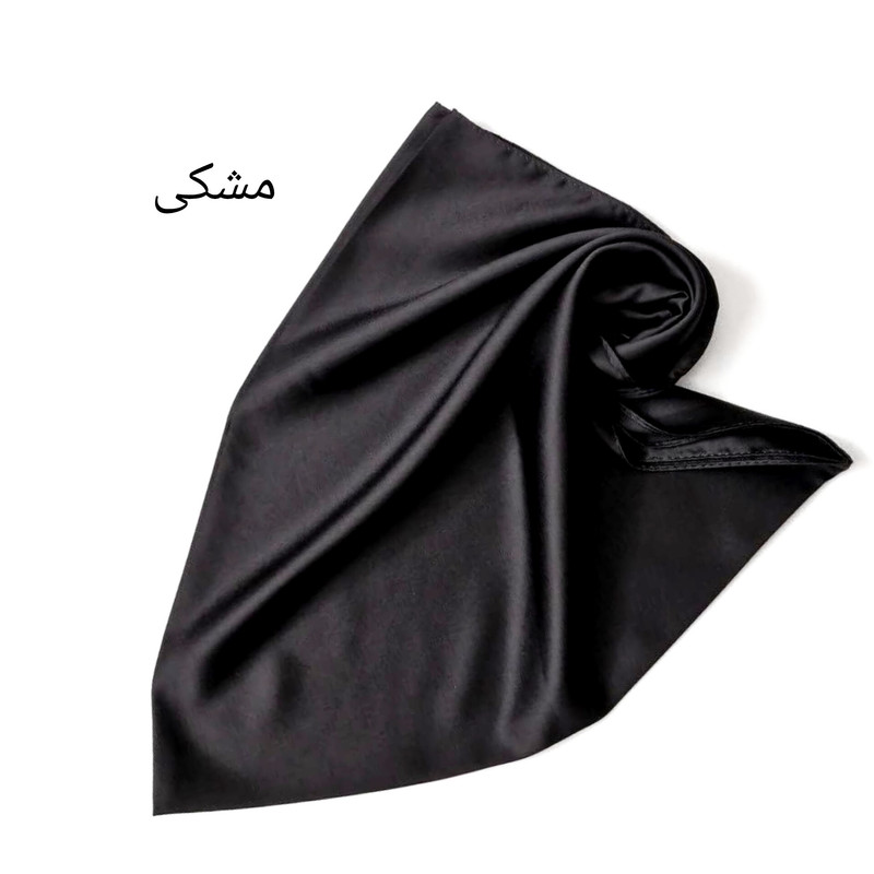 روسری زنانه مدل ساتن ابریشم دست دوز