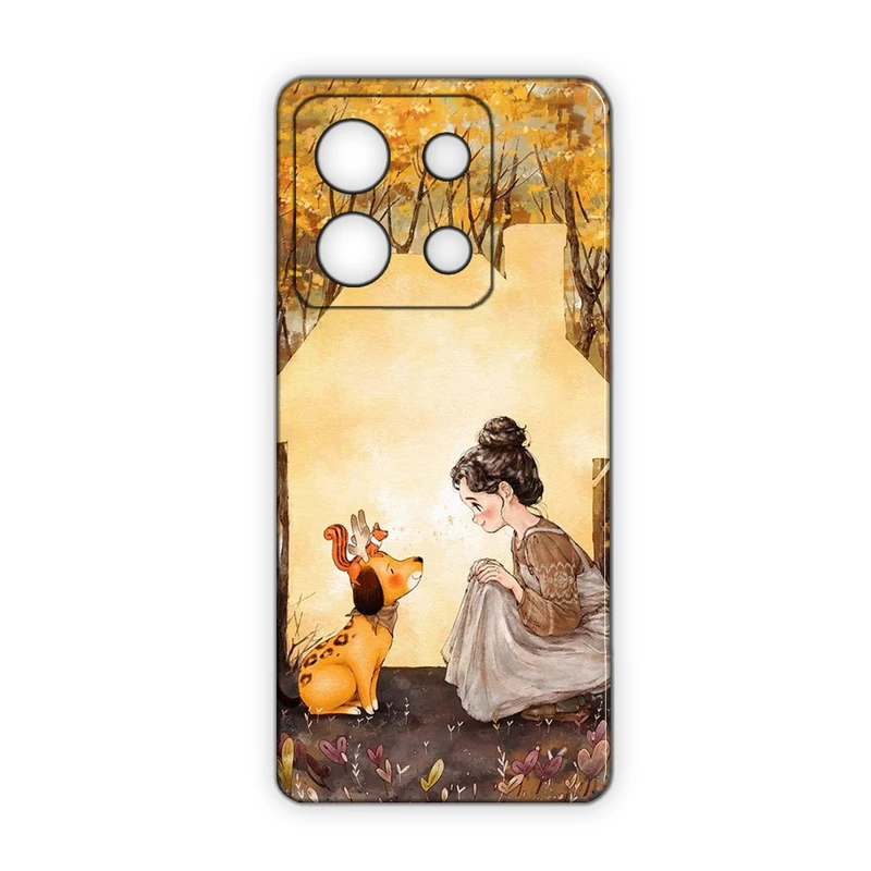 کاور مدل دخترانه کد 239 مناسب برای گوشی موبایل شیائومی Redmi Note 13 Pro 4G / Poco M6 Pro 4G