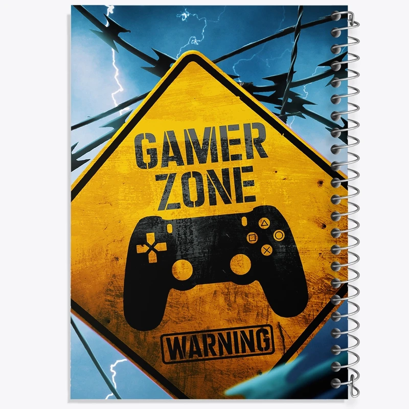 دفتر ژورنال نویسی 50 برگ خندالو مدل نقطه ای طرح گیمر کد F2397