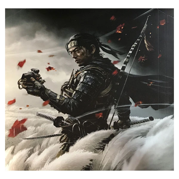 برچسب پلی استیشن ۴ اسلیم مدل ghost of tsushima