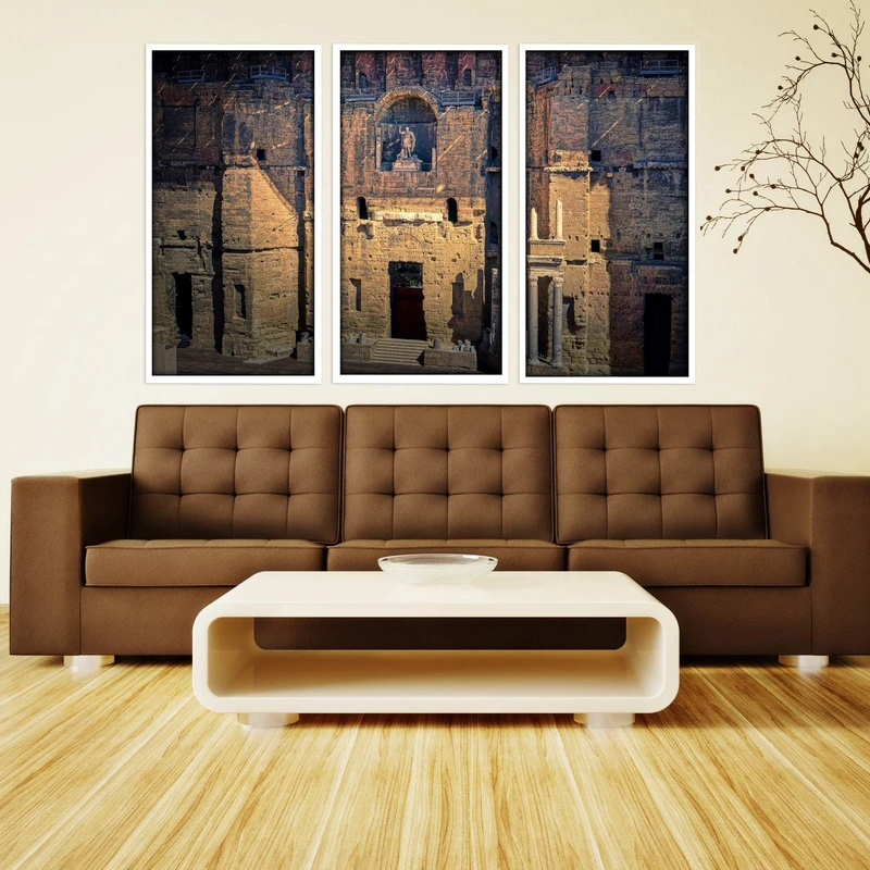 تابلو بکلیت طرح دکوراتیو اساطیر یونان باستان مدل W-615 مجموعه 3 عددی 