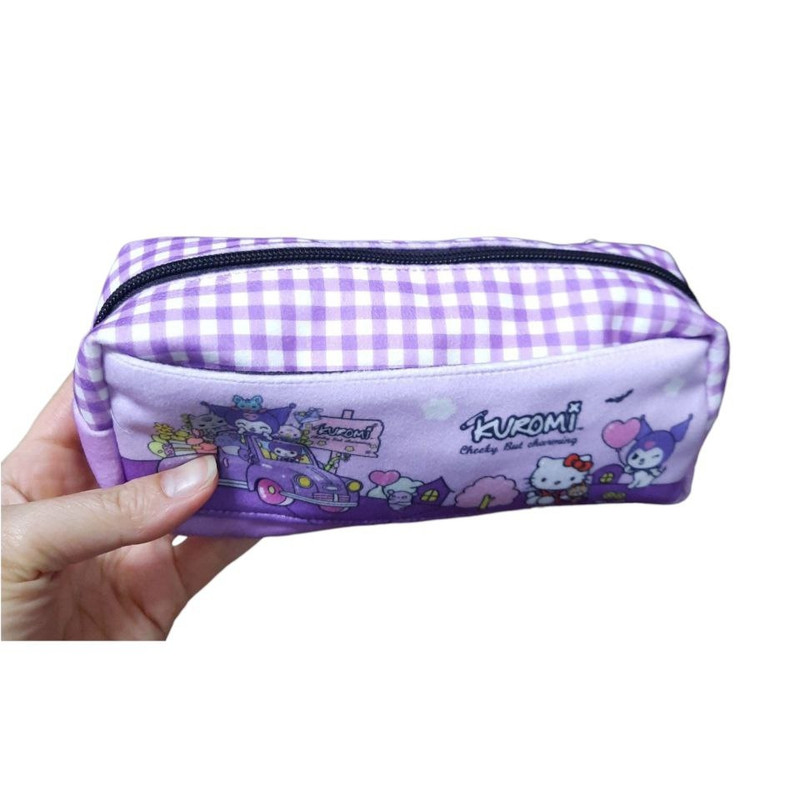 جامدادی مدل سه زیپ طرح کرومی و کیتی کد mn012