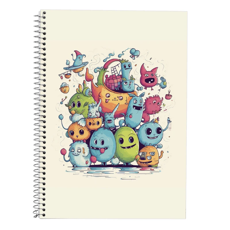 دفتر لغت 50 برگ مدوپد طرح Ghibli کد DF2456