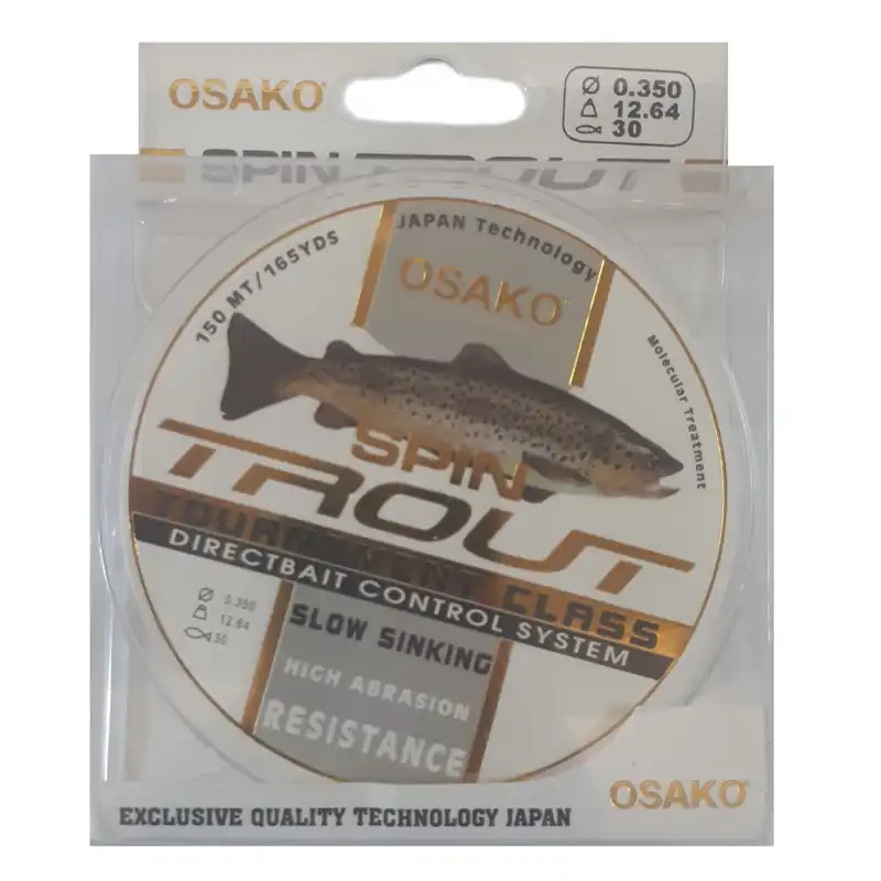 نخ ماهیگیری اوساکو مدل spin trout سایز 0.35
