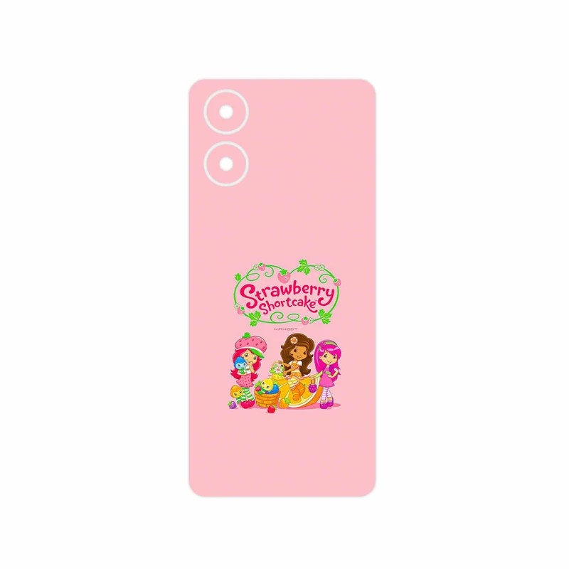 برچسب پوششی ماهوت مدل Strawberry Shortcake مناسب برای گوشی موبایل موتورولا Moto G04
