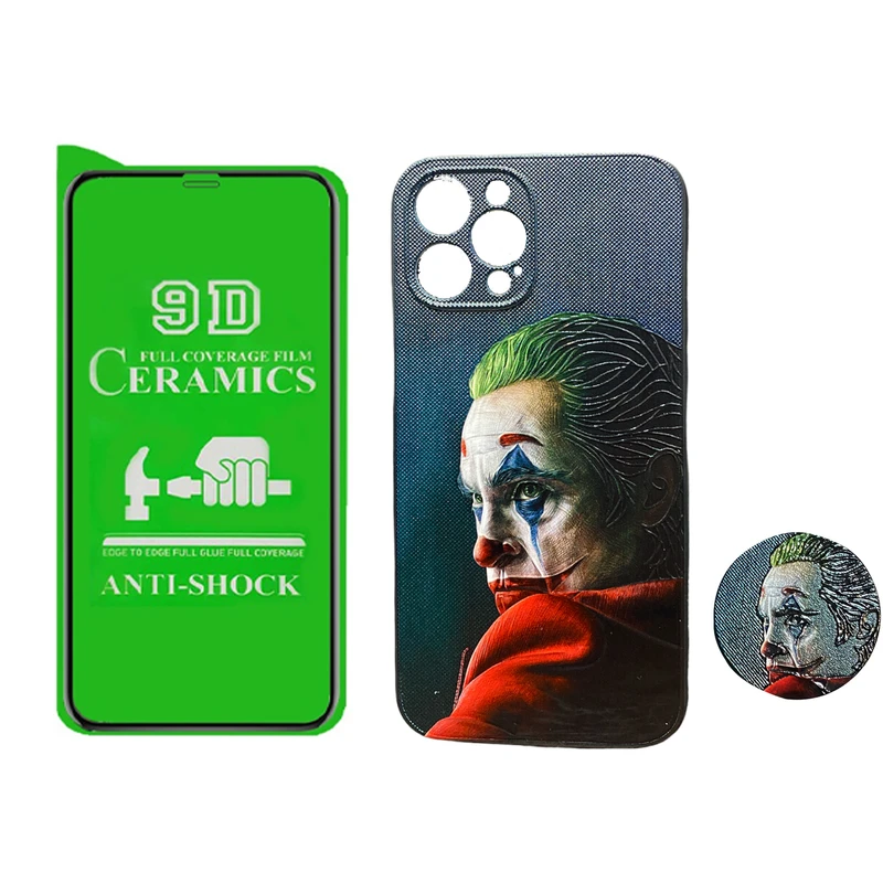کاور مدل Joker-i12p مناسب برای گوشی موبایل اپل iphone 12 pro max به همراه پایه نگهدارنده و محافظ صفحه نمایش