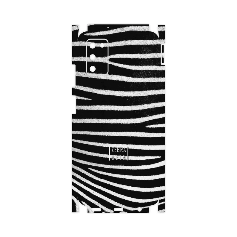 برچسب پوششی ماهوت مدل Zebra Skin-FullSkin مناسب برای گوشی موبایل سامسونگ Galaxy A03S