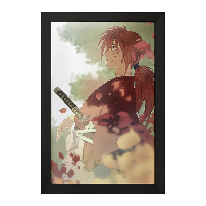 تابلو خندالو مدل انیمه رورونی کنشین کد 34885