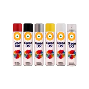 رنگ سفیدمات؛نقره ای؛مشکی براق؛قرمز آتشی؛زرد و کیلر شفاف گرین دات مدلGreen 6 حجم 1600 میلی لیتر