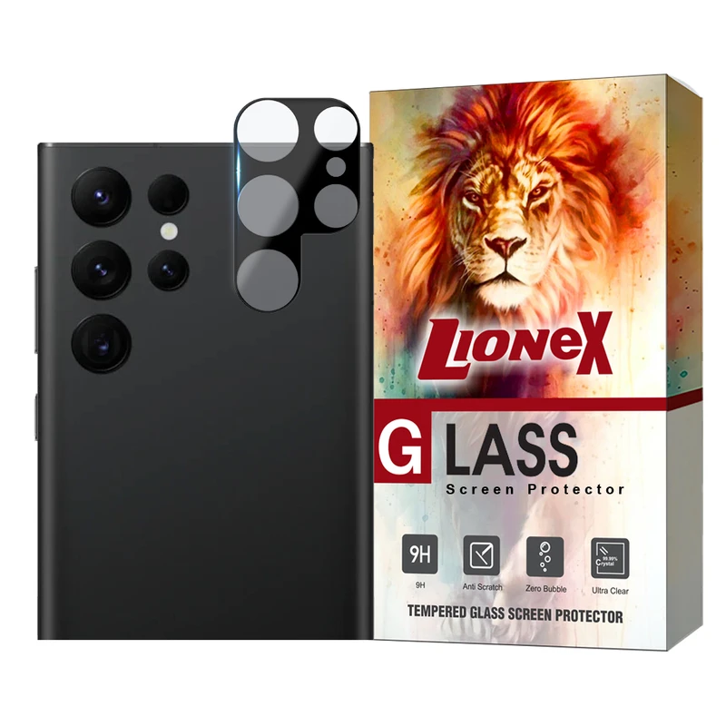 محافظ لنز دوربین  لایونکس مدل LENSFUL مناسب برای گوشی موبایل سامسونگ Galaxy S23 Ultra 5G