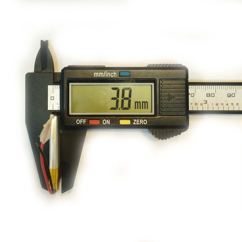 باتری لیتیومی مدل KSRE-403030 ظرفیت 500 میلی آمپرساعت