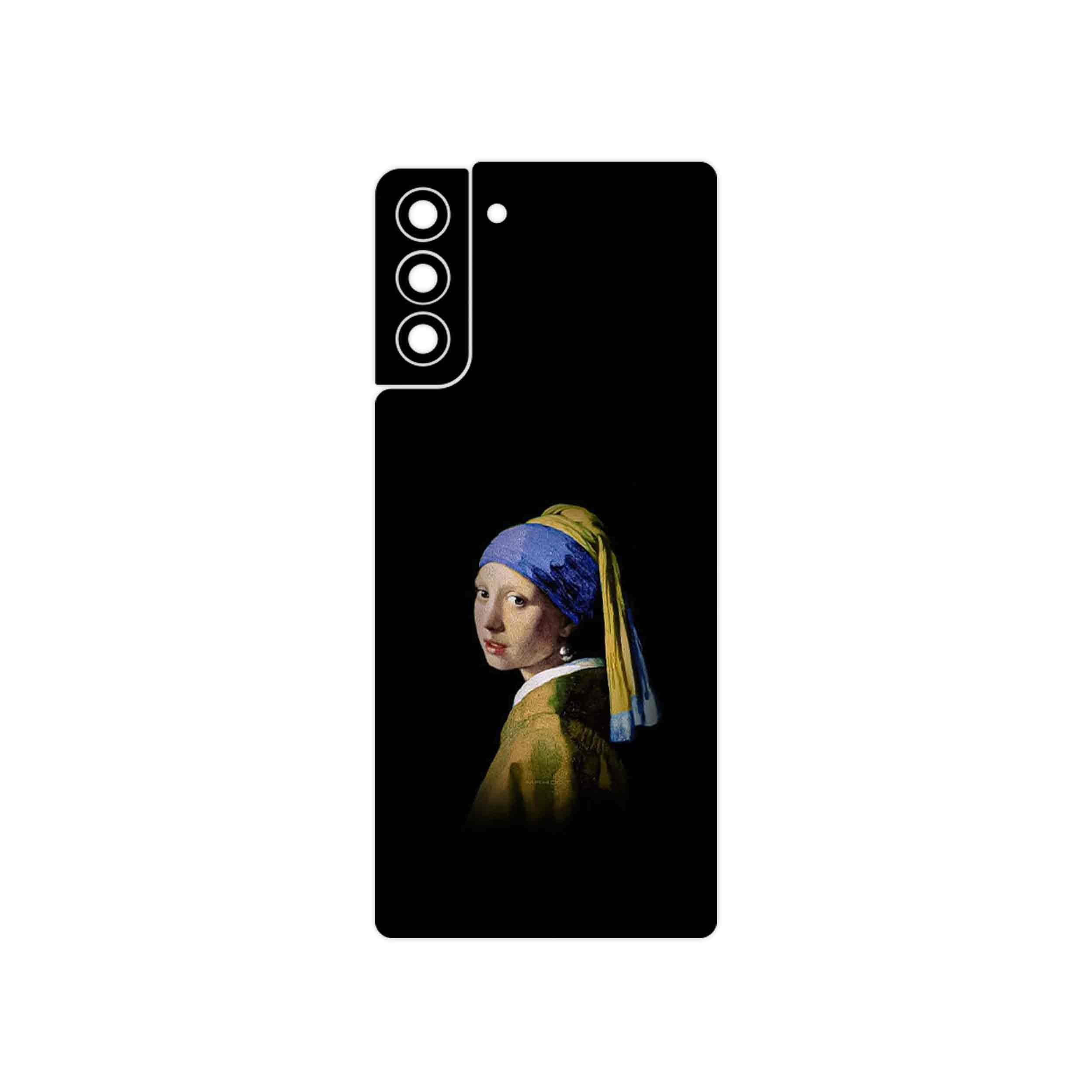 برچسب پوششی ماهوت مدل Girl with a Pearl Earring of Vermeer مناسب برای گوشی موبایل سامسونگ Galaxy S21 Plus 5G