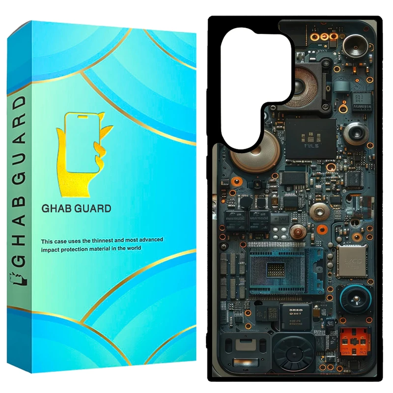 کاور قاب گارد طرح تکنولوژی مدل GCHPD24U مناسب برای گوشی موبایل سامسونگ Galaxy S24 Ultra 5G