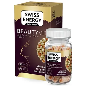 کپسول بیوتی ویت سوییس انرژی بسته 30 عددی