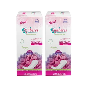 پد بهداشتی روزانه پنبه ریز مدل NATURAL COTTON FEEL مجموعه 2 عددی