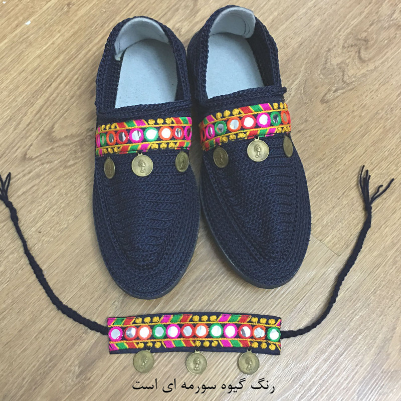 گیوه زنانه مدل سنتی کد 66