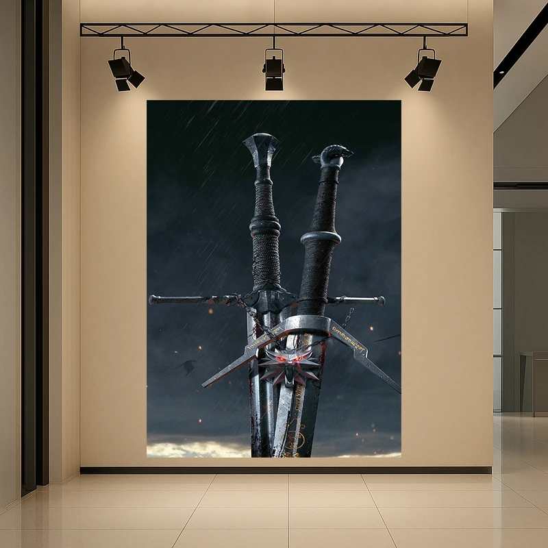 پوستر طرح گیم مدل witcher کد AR3058902