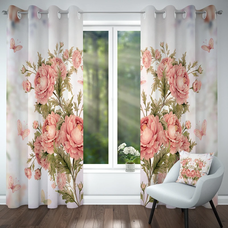 پرده مدل هازان کد 4294 سایز 140x280 سانتی متر