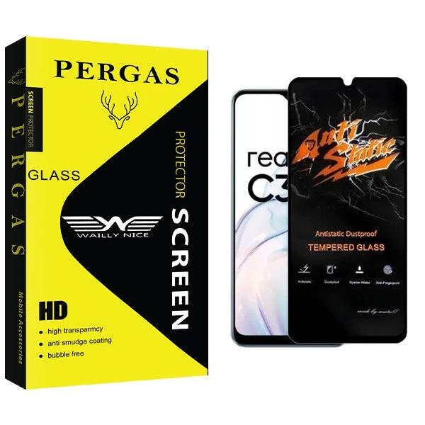 محافظ صفحه نمایش وایلی نایس مدل Pergas Antistatic مناسب برای گوشی موبایل ریلمی C30s