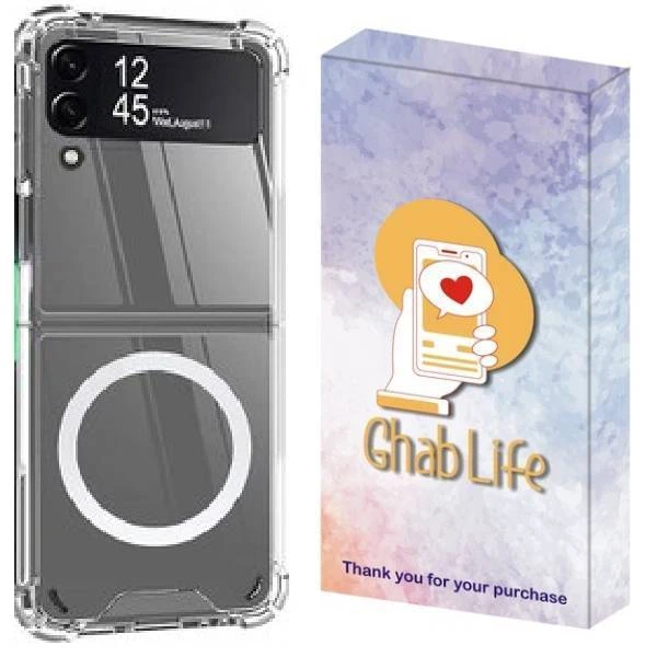 کاور قاب لایف مدل مگ سیف طرح MGSAFE مناسب برای گوشی موبایل سامسونگ Galaxy Z Flip4