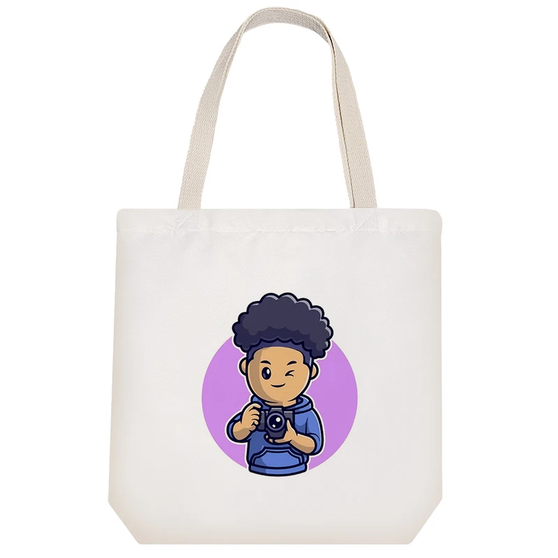 ساک خرید خندالو مدل عکاس فرفری کد 2537