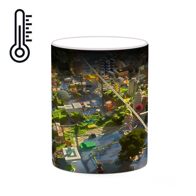 ماگ حرارتی کاکتی طرح ماینکرافت minecraft مدل mgh41388