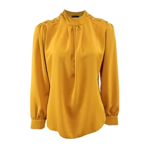 بلوز آستین بلند زنانه مدل 4دکمه کد 991