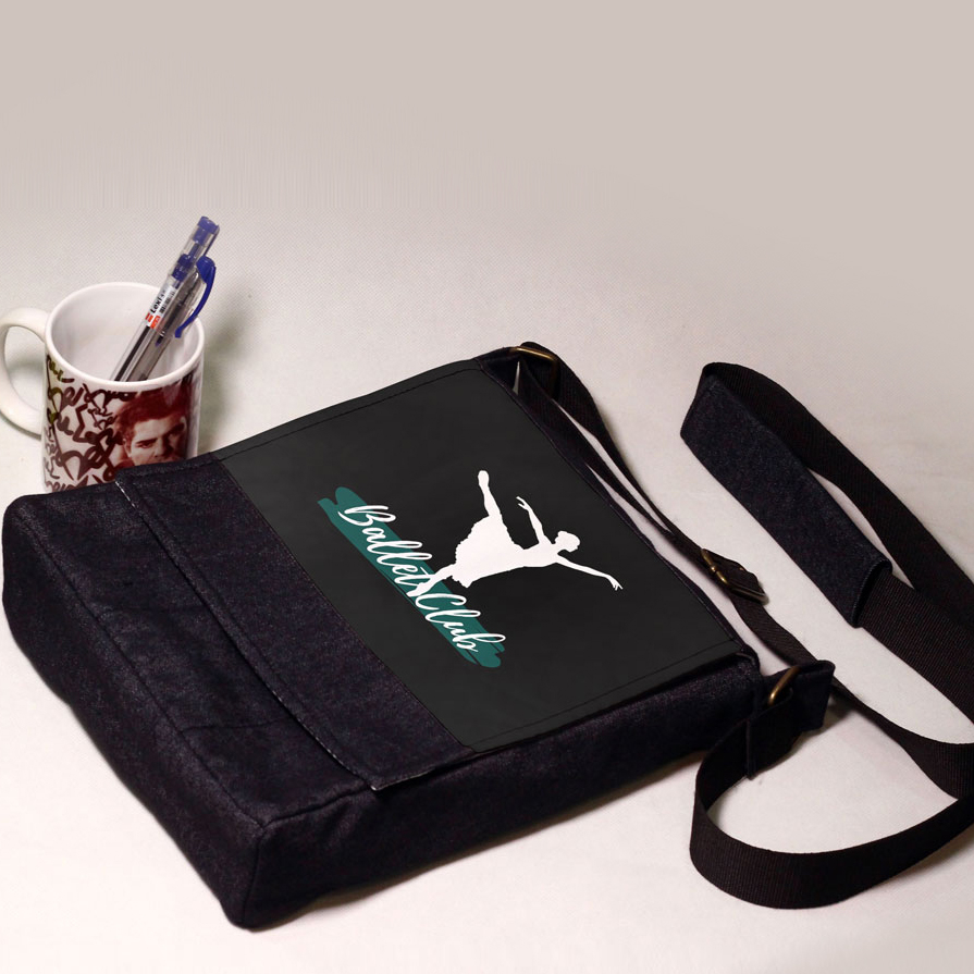 کیف رودوشی دخترانه چی چاپ طرح رقص باله کد Ballet