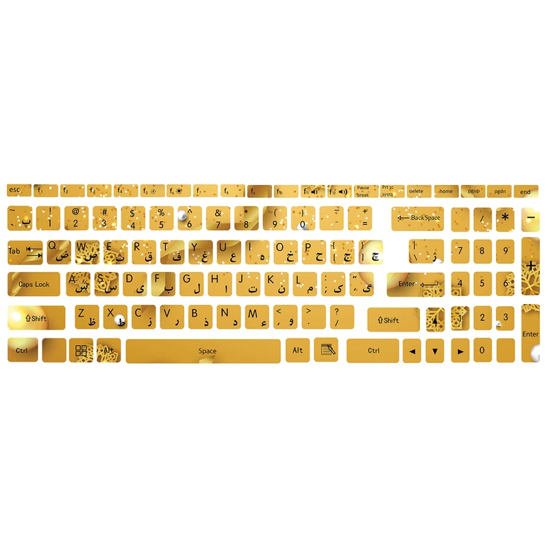  برچسب حروف فارسی کیبورد کد C-05