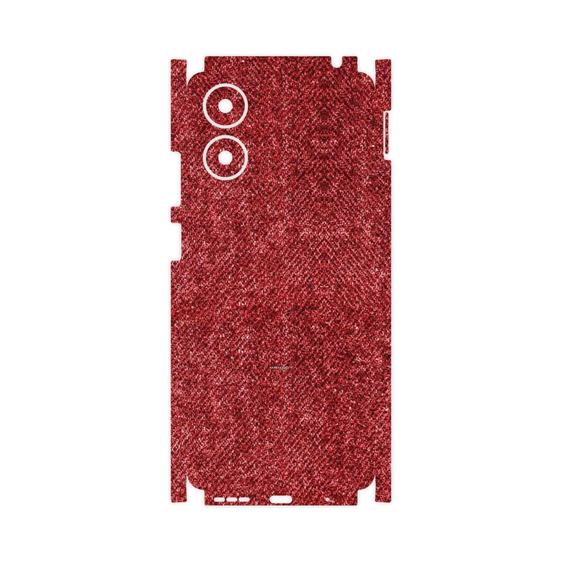 برچسب پوششی ماهوت مدل Fabric Texture 4-FullSkin مناسب برای گوشی موبایل موتورولا Moto G04s