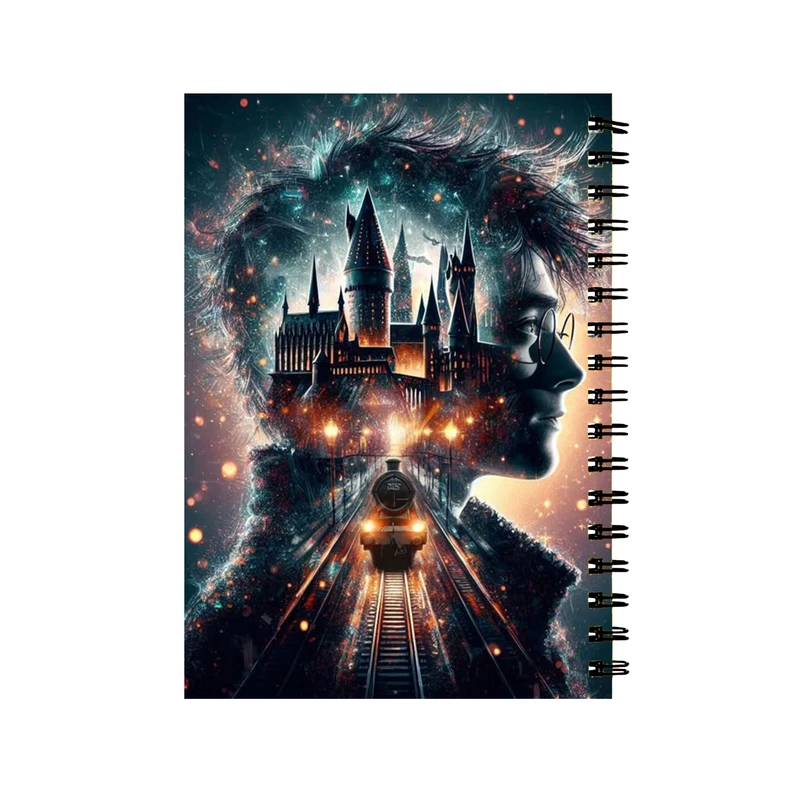 دفتر مشق 60 برگ طرح هری پاتر کد 47