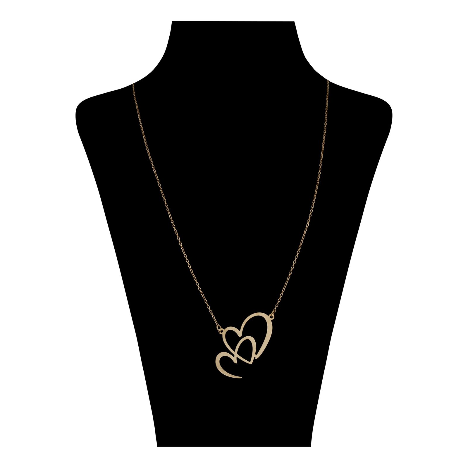 گردنبند طلا 18 عیار زنانه مایا ماهک مدل MM1829 طرح قلب -  - 1