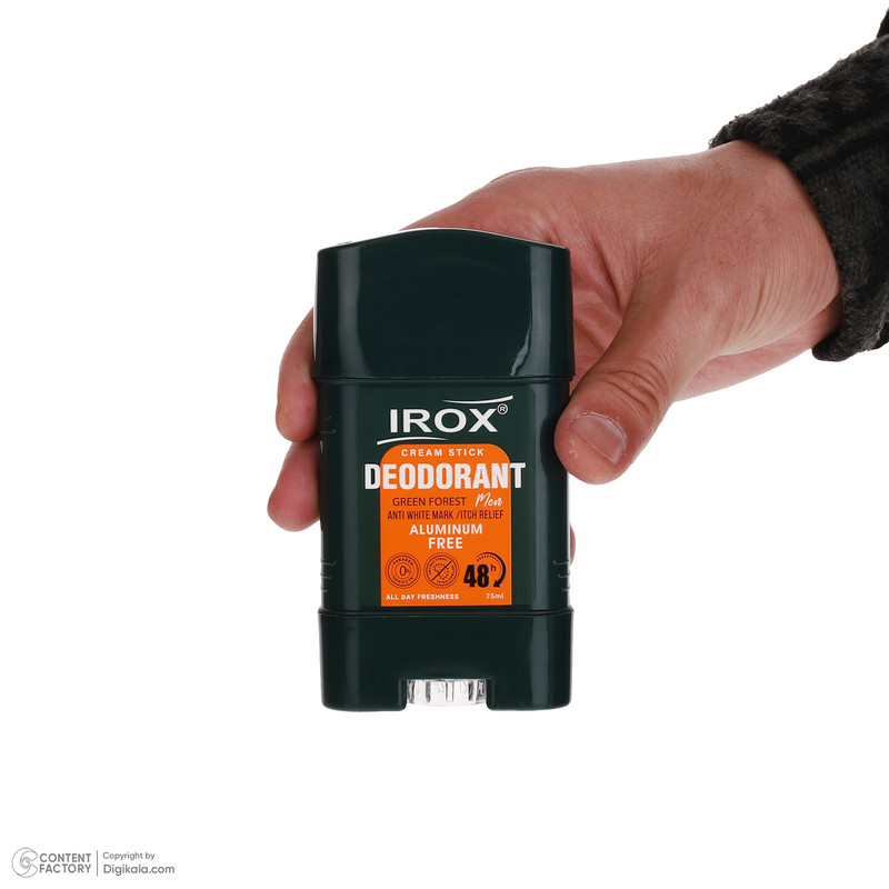 دئودورانت مردانه ایروکس مدل Green Forest حجم 75 میلی‌لیتر