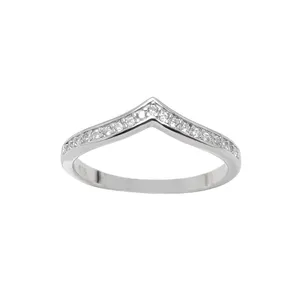 انگشتر نقره زنانه مدل مینیمال  کد 10032