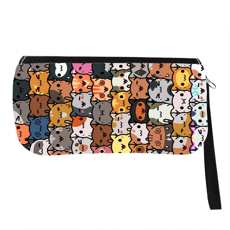 جامدادی پاد آفرین مدل فانتزی طرح کارتونی گربه کیوت کد p1316